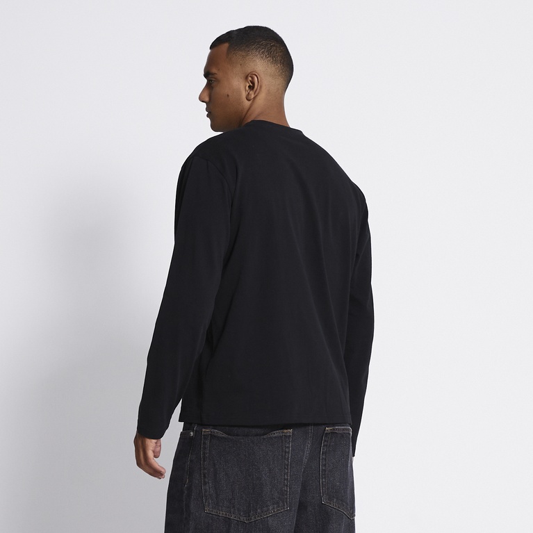 Long sleeve tee "Lion" Black